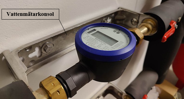Bild på vattenmätarkonsol