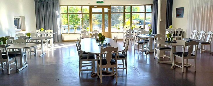 Inredning i Restaurang Rosen.